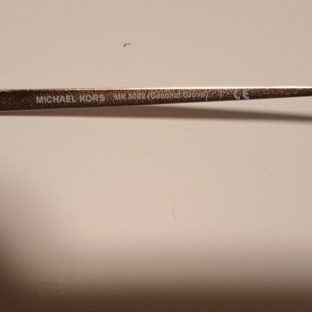 Michael Kors Gold Cat-Eye Glasses - Picture 3 of 5